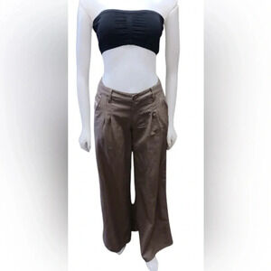 Diesel Industry EUC  Wool Blend Wide Leg Mid Rise Trousers Size 30